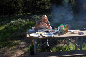 Fish Tacos in the wilderness, the realization of a long-held dream.