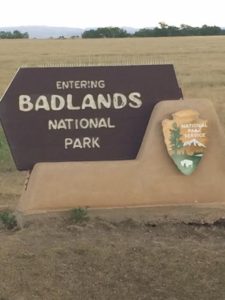 Badlands Sign
